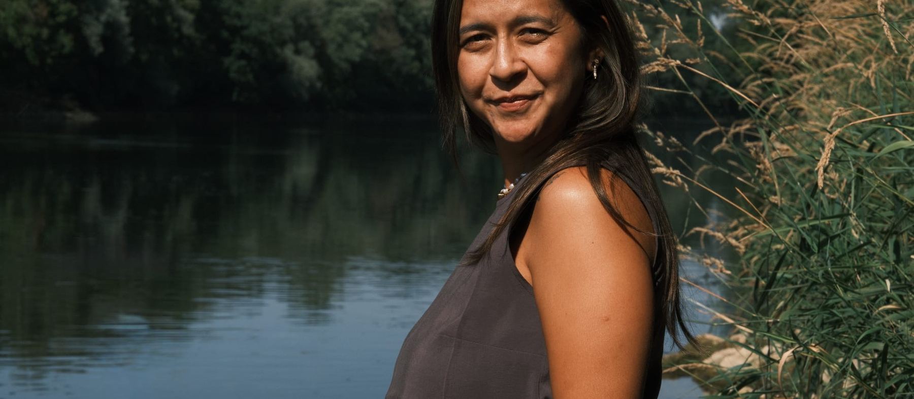 Mercedes Barth Ribeiro an der Donau in Neuburg
